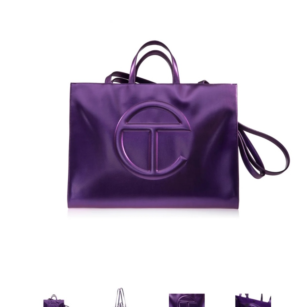 Purple  Telfar bag brand new  with  tags acai  Authentic  large tote
